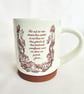 Handmade Little Mermaid mug with quotation  - Image 1
