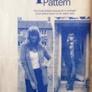A multi-size sewing pattern for a woman's jacket and cardigan in sizes 10 - 20