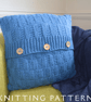 Cushion Cover Knitting Pattern Weave In Weave Out Printed Copy