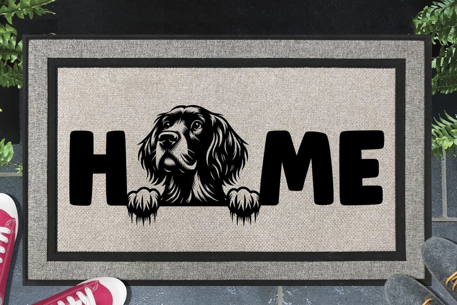 Gordon Setter Home Door Mat No.1 - All Weather Doormat - 45x70cm 