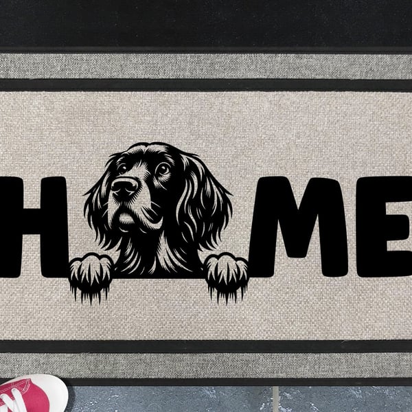 Gordon Setter Home Door Mat No.1 - All Weather Doormat - 45x70cm 