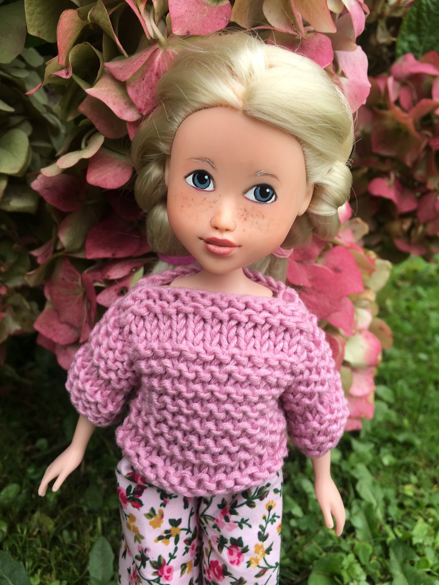 Hand-painted restyled Festival folk doll