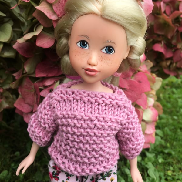 Hand-painted restyled Festival folk doll