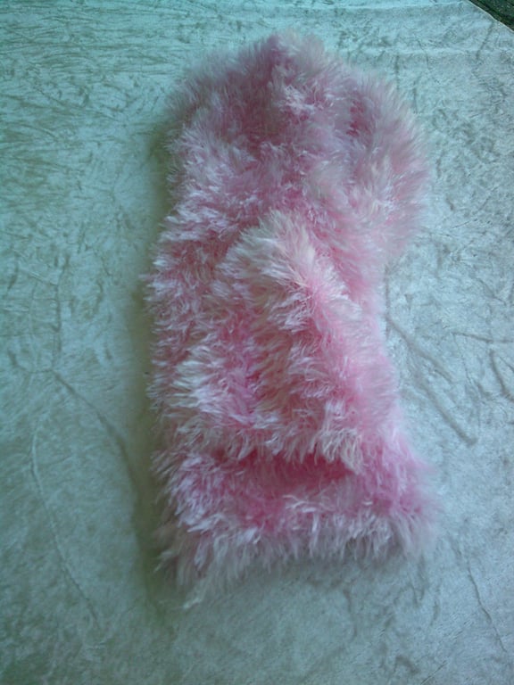 Hand Knitted Baby Pink Necktie