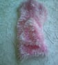 Hand Knitted Baby Pink Necktie - Image 1