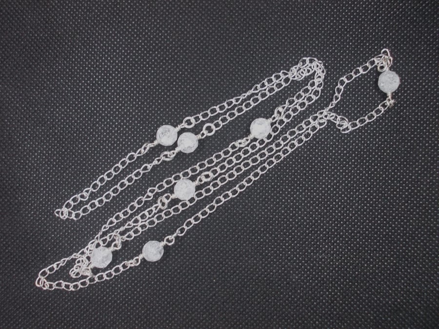 Snowball necklace