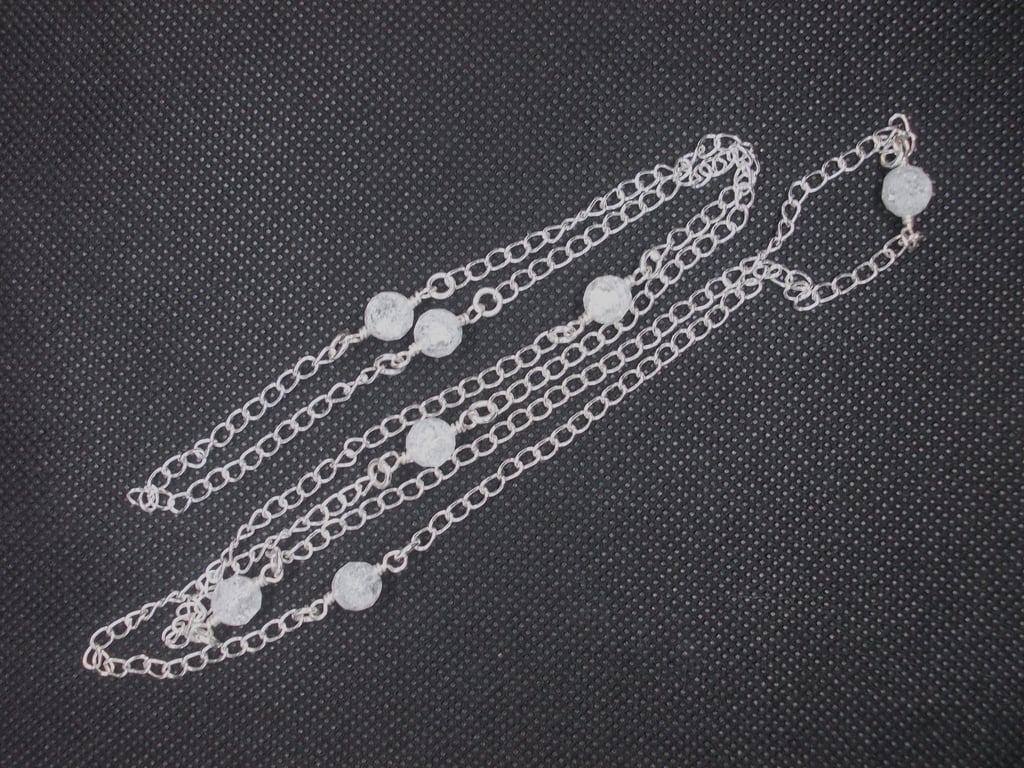 Snowball necklace