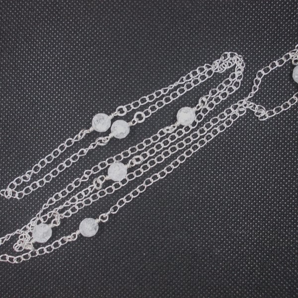 Snowball necklace