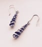Silver Dangly Shell Earrings - Image 1