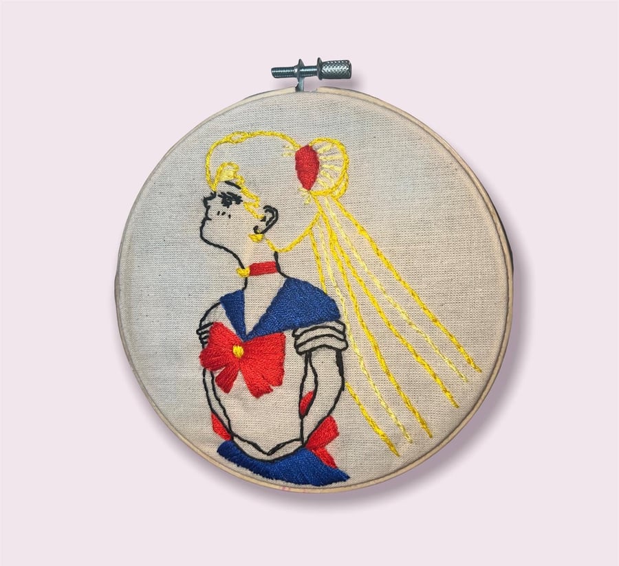 Sailor Moon Anime Embroidery 