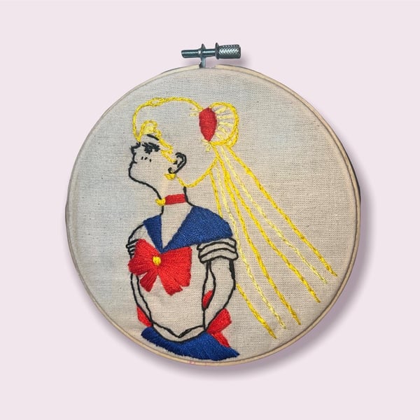 Sailor Moon Anime Embroidery 