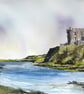 Dunvegan Castle, Original Watercolour Painting. - Image 1