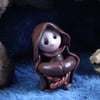 Tiny Gnome Monk 'Brother Seb' 1.5" OOAK Sculpt by Ann Galvin