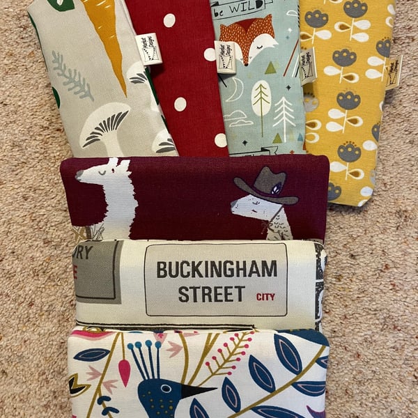 Padded Glasses Case, Handmade in the UK