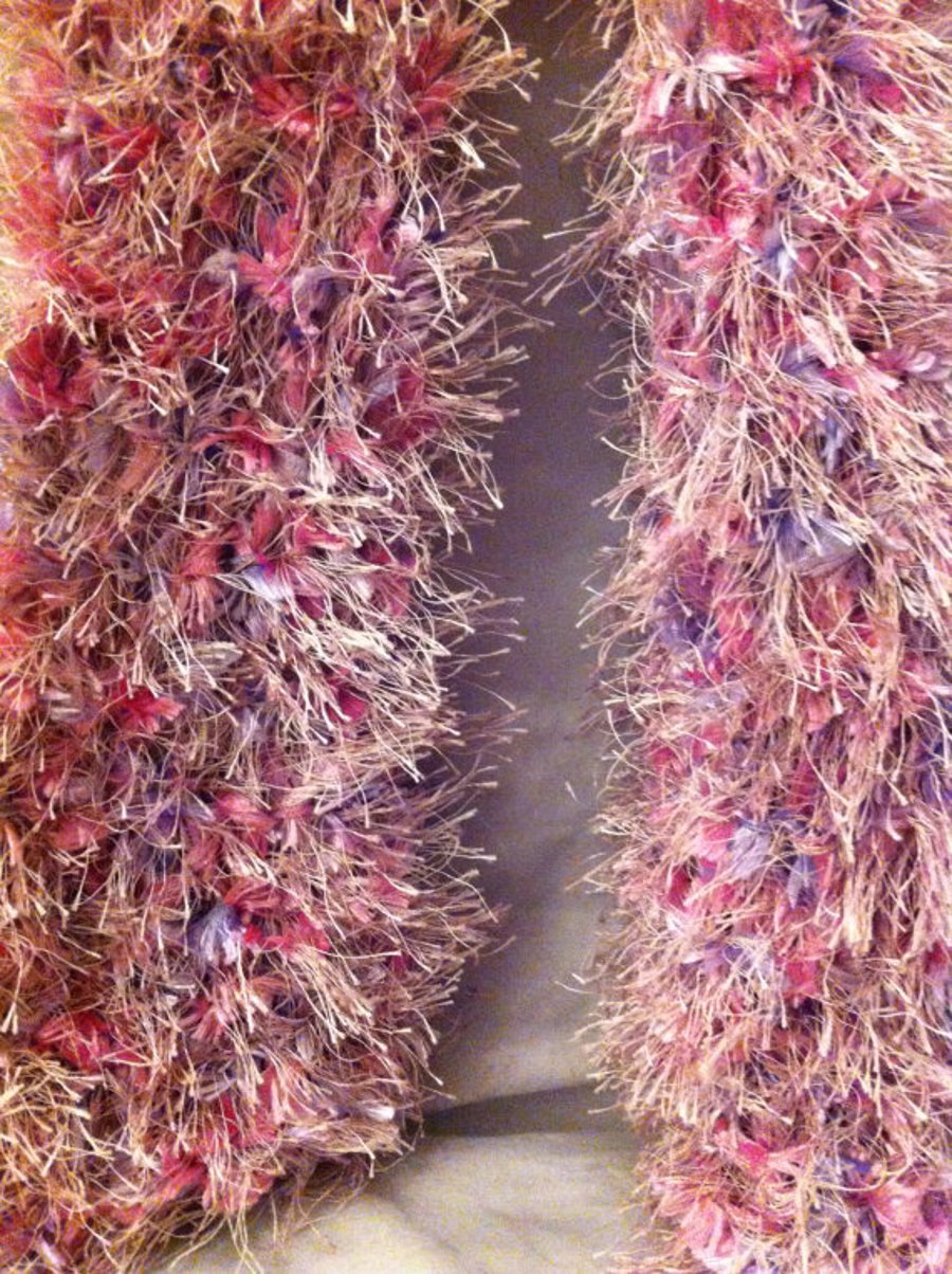 Fluffy Winter Scarf Folksy