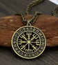 Vegvisir Odin Compass Necklace DnD Magical Item - Image 3