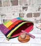 PATCHWORK AND DENIM COSMETIC BAG - Image 3