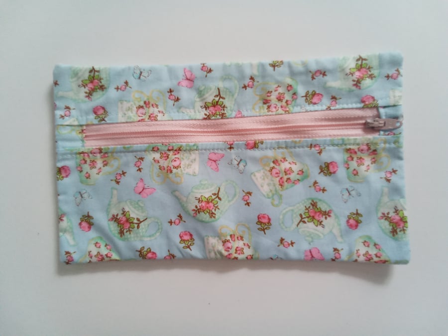 Pencil case, zipper pouch, sewing accessories, fabric bag, zipped bag