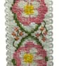 Dog Rose Counted Cross Stitch Bookmark Kit - Image 2