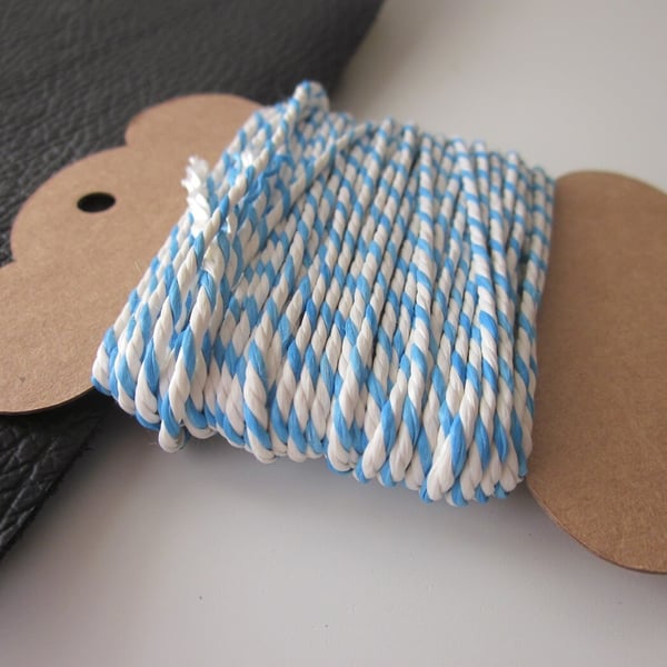 10m Blue and White Bakers Twine