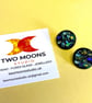 Black Dichroic Buttons, set of 2 - Image 2