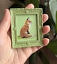 Miniature fox painting 