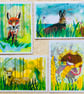 Watercolour cards set - Image 1