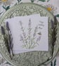 Lavender and Bee hand-painted "Mum" Birthday card 