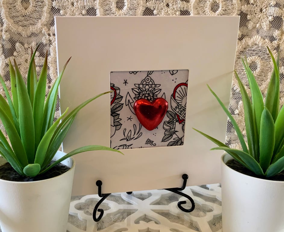 Red Heart Bespoke Occasion Card.