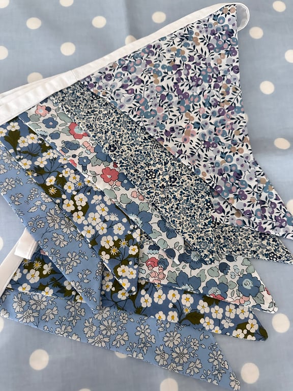 Liberty Fabric Bunting, Banner, 