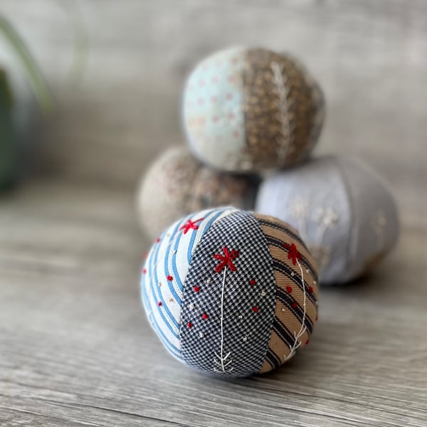 Hand Embroidered Stitched Decorative Sphere Ball 