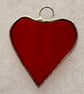 Stained glass small heart, RED - Image 5