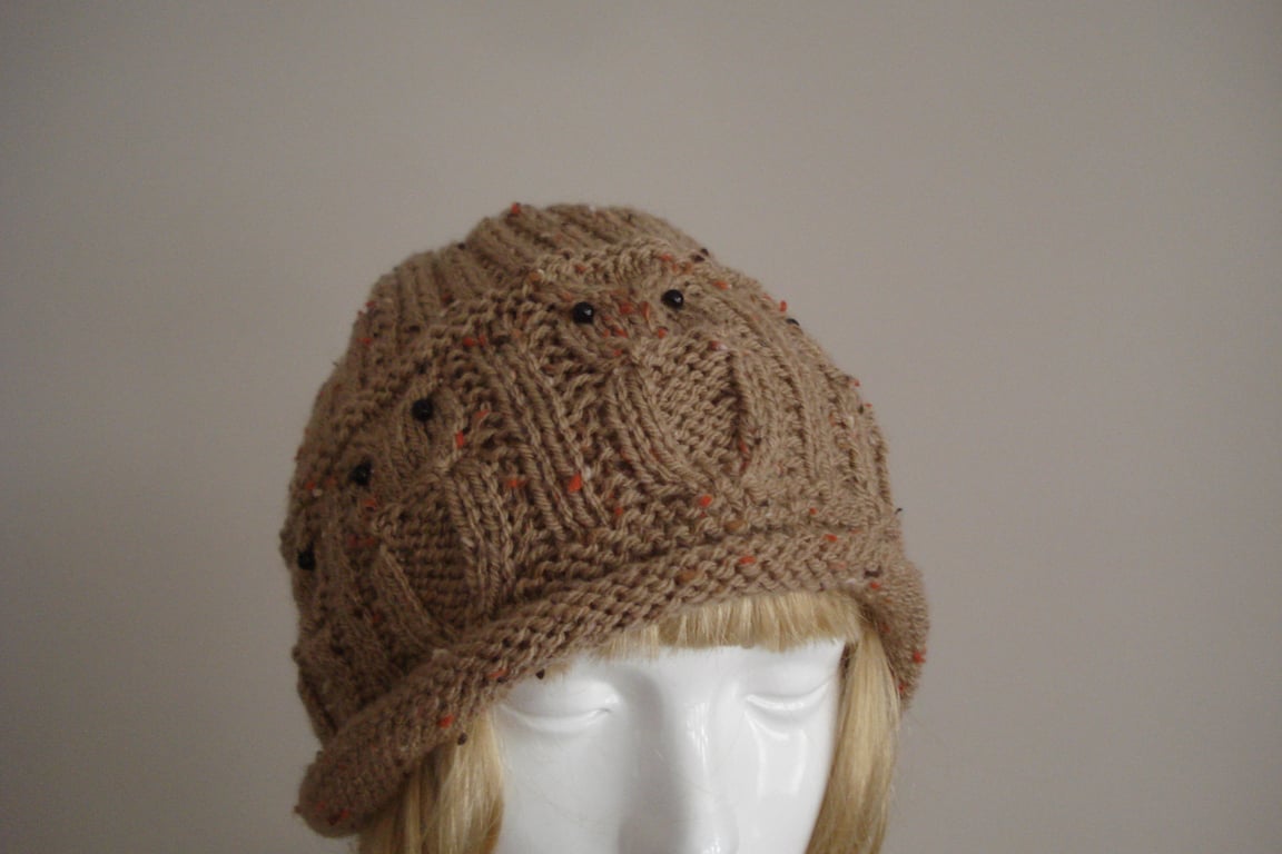 Small To Medium Size hat With Owl Pattern (A70)