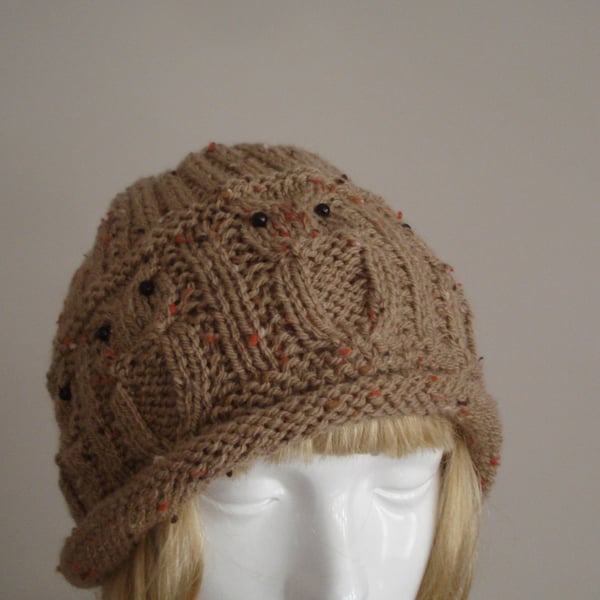 Small To Medium Size hat With Owl Pattern (A70)