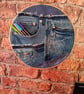 Handmade Denim Pocket Wall Hanging - Large - Image 2