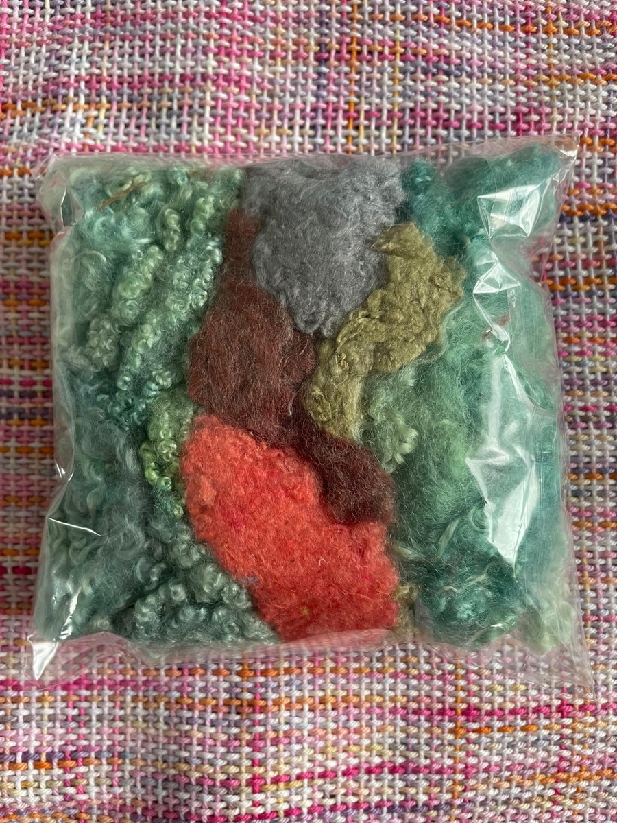 Hand Dyed Texture Pack for Felters & Spinners