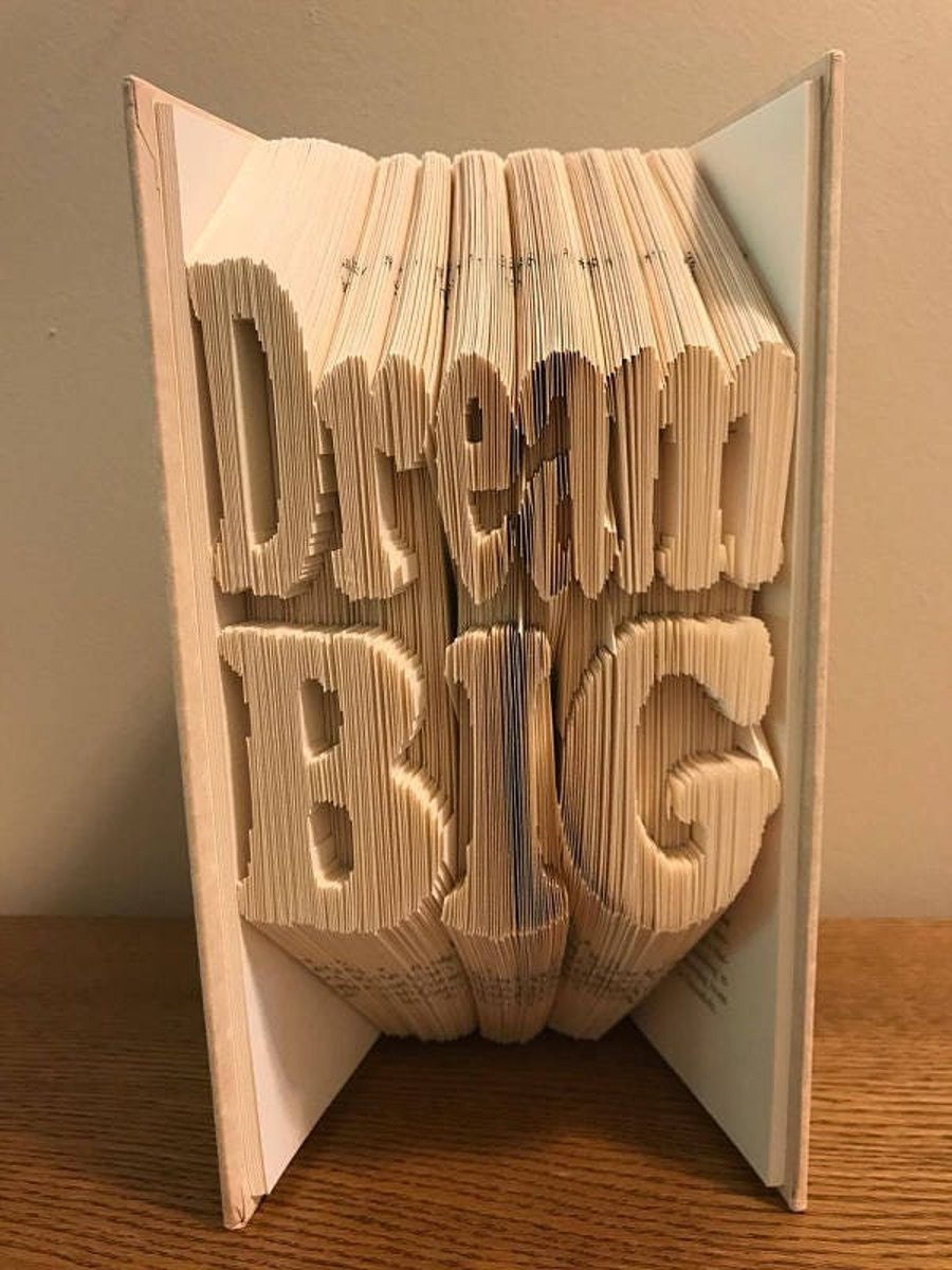 Dream BIG COMBI Book Folding Pattern - EMAILED PDF PATTERN