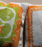 Handprinted Snake Lavender Bag - Image 5