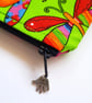 Bright Dragonfly Zip Pouch - Small Zipper Bag for Everyday Essentials - Image 4