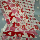 Valentines, Love Heart, Pink, Red Bunting