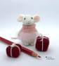 Ballerina Mouse, Isabella, needle felted by Lily Lily Handmade - Image 1