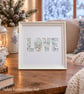 "Loved Ones Are Near..." Robin original watercolour painting winter landscape 