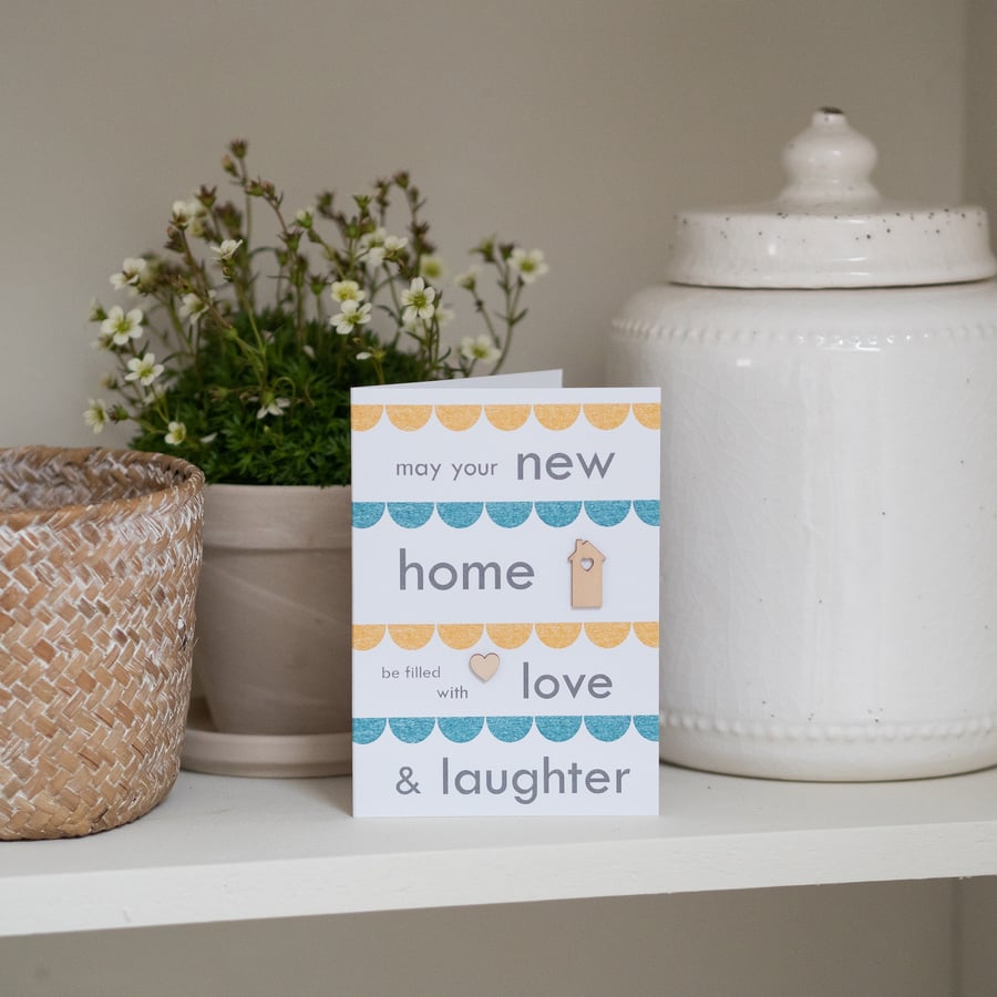 New Home Card - Handmade Card - Greetings Card - Housewarming