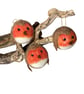 Needle felted robin bauble, hanging decoration - Image 5