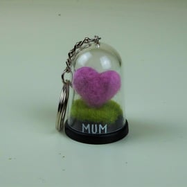 Heart Bell Jar for Mum 