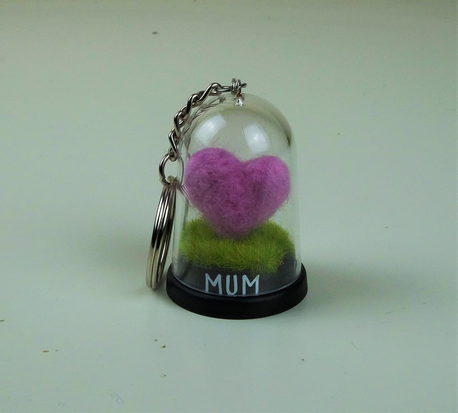 Heart Bell Jar for Mum 