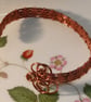 Classic copper wire wrapped bangle