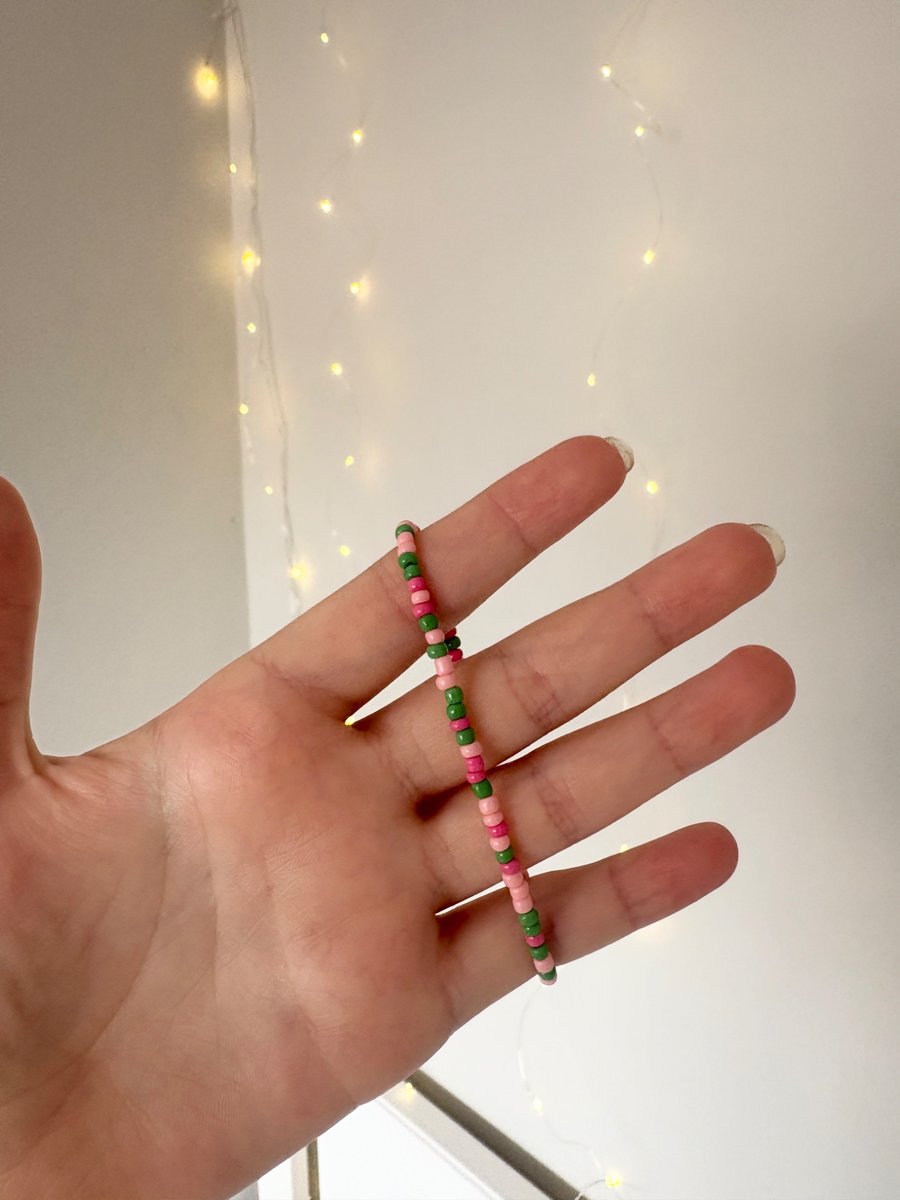Watermelon Single Beaded Bracelet