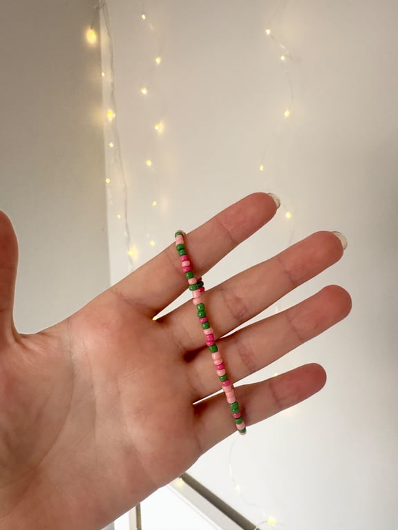Watermelon Single Beaded Bracelet