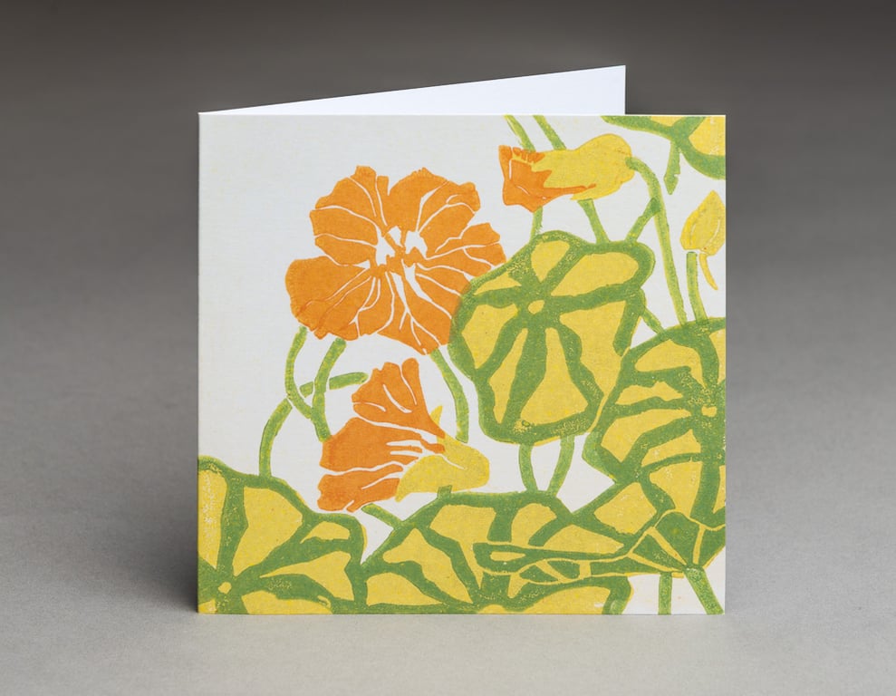 Nasturtiums - Gardeners Greeting Card